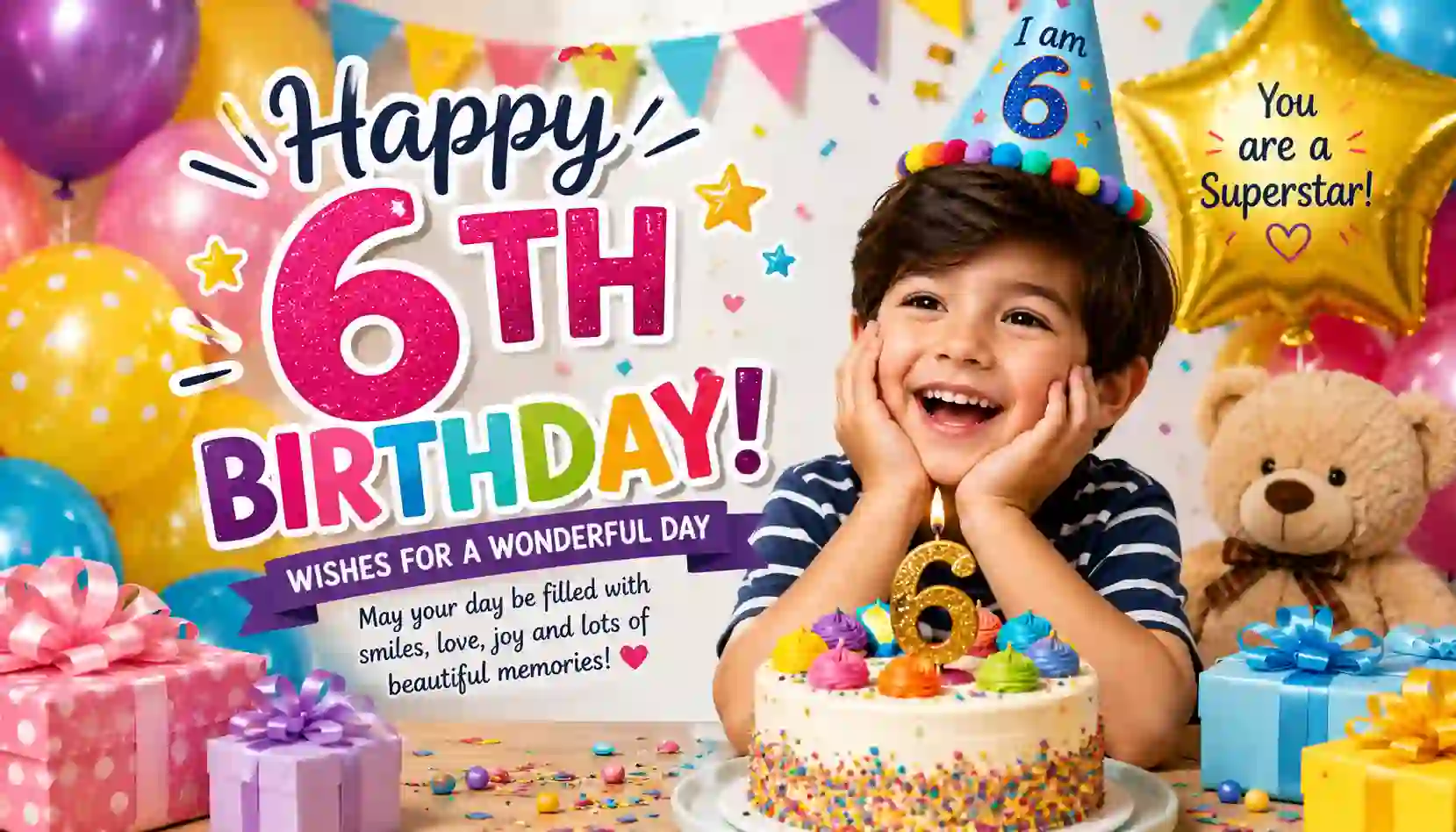6th Birthday Wishes