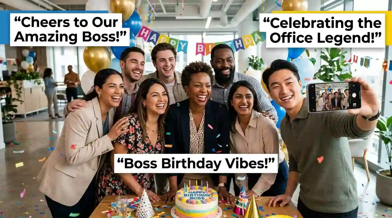 Birthday Captions for Your Boss