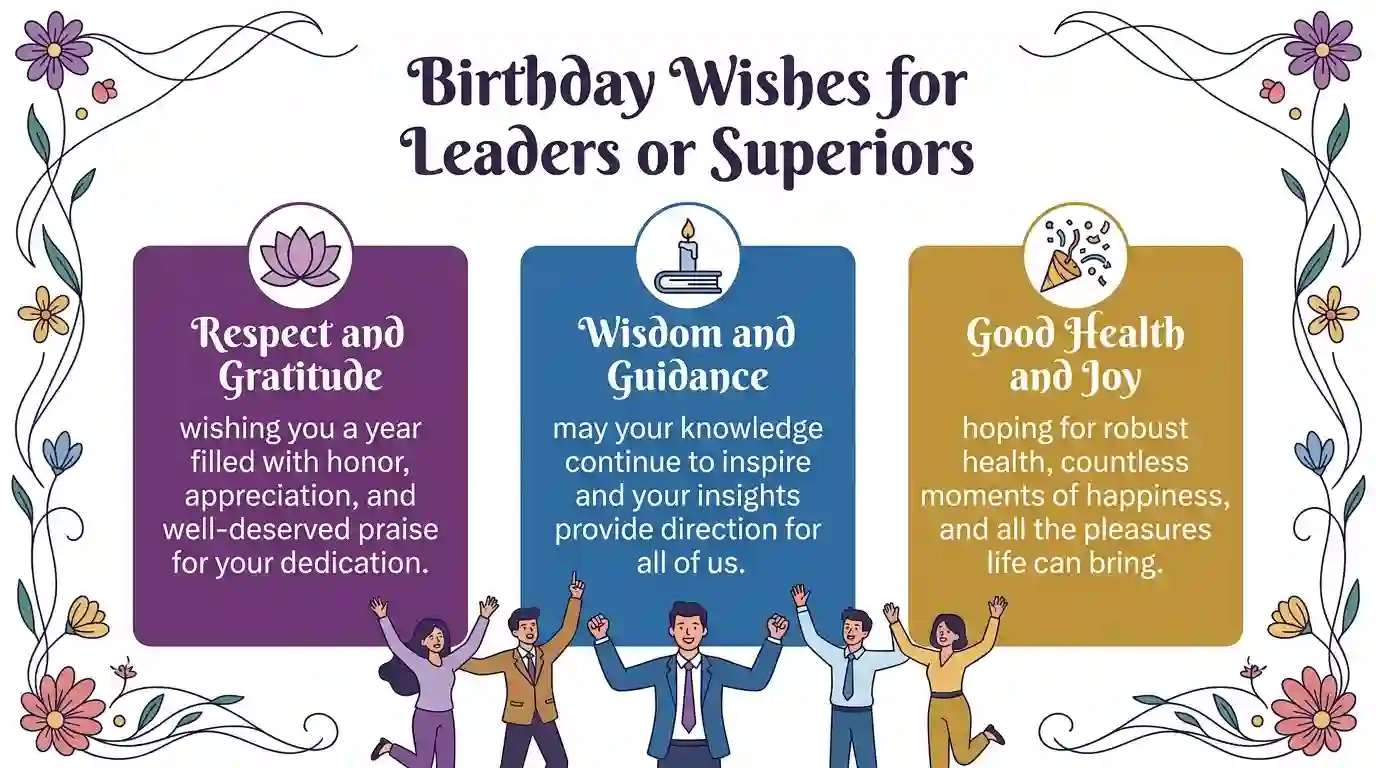 Birthday Wishes for Leaders or Superiors