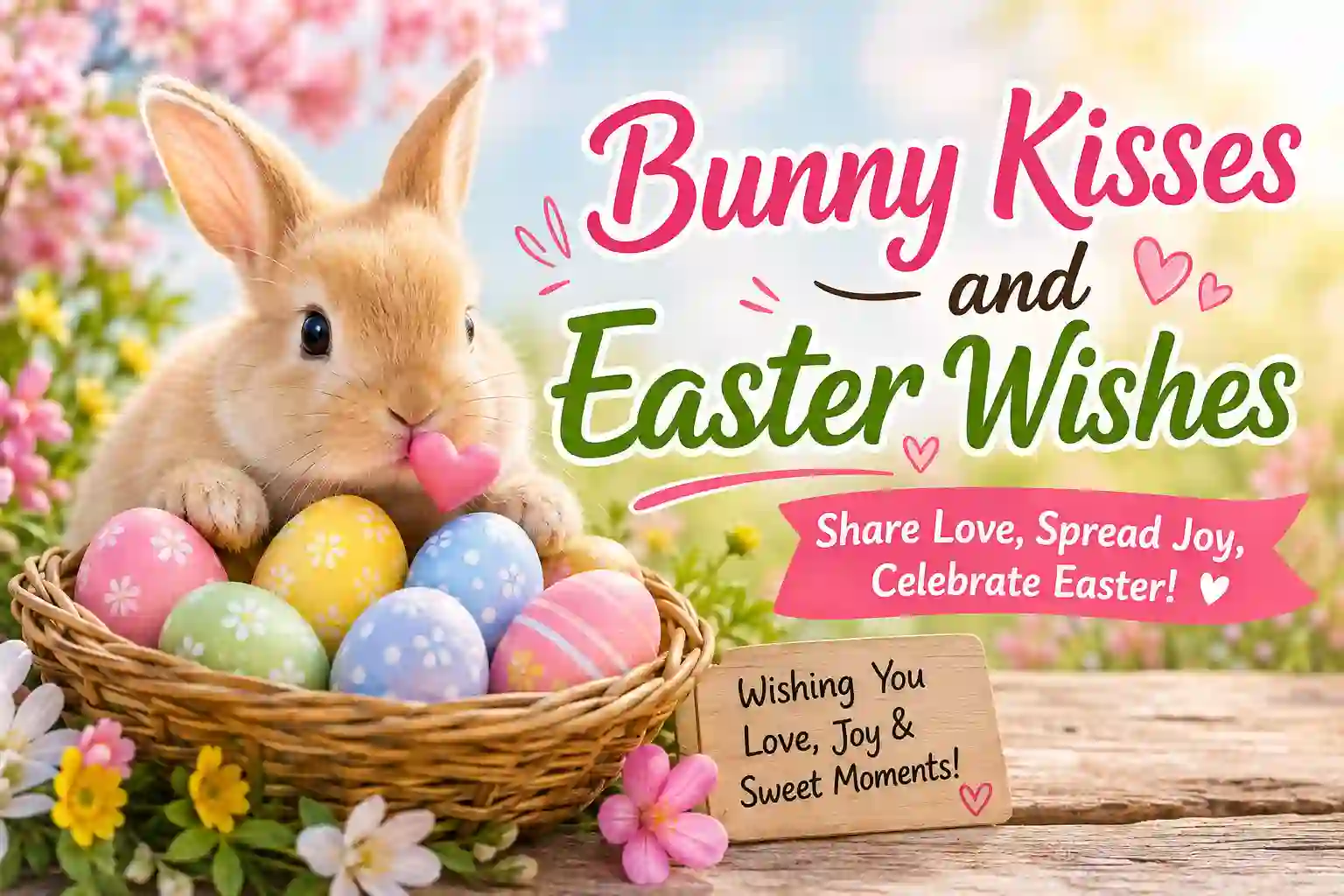 Bunny Kisses and Easter Wishes