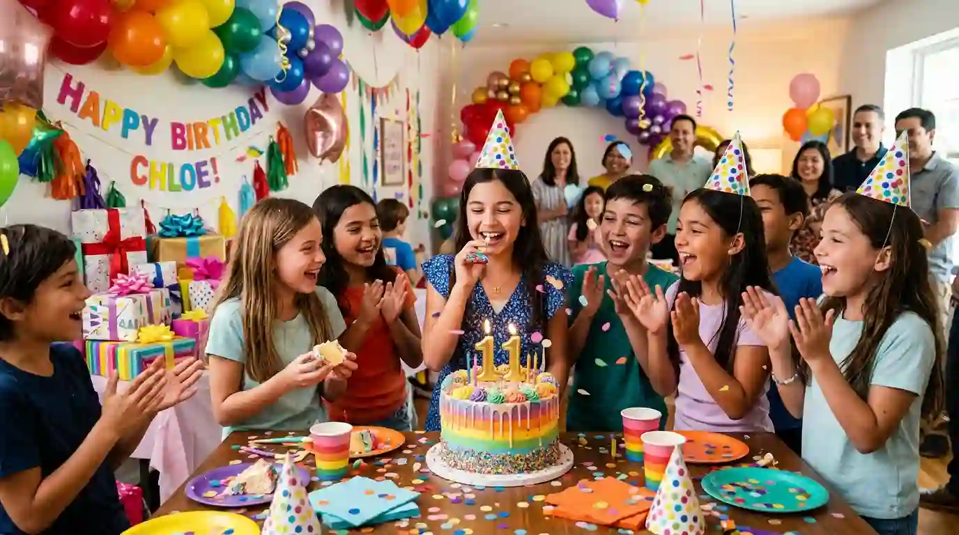 Celebration 11th Birthday Wishes