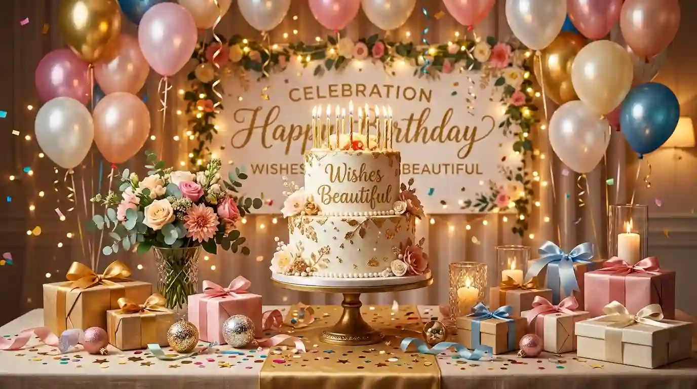 Celebration Happy Birthday Wishes Beautiful