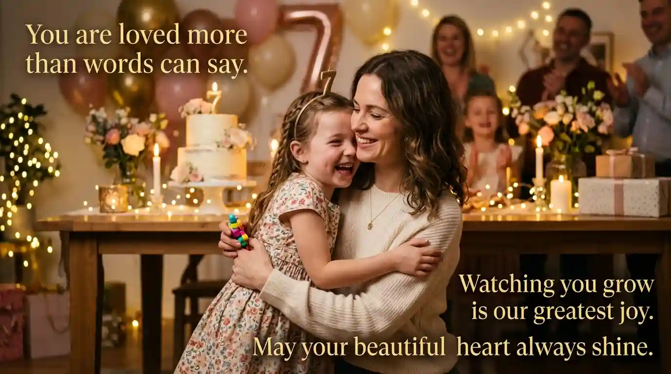 Emotional 7th Birthday Messages