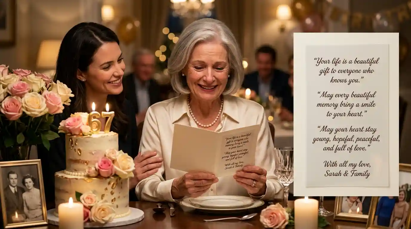Emotional Happy 67th Birthday Messages