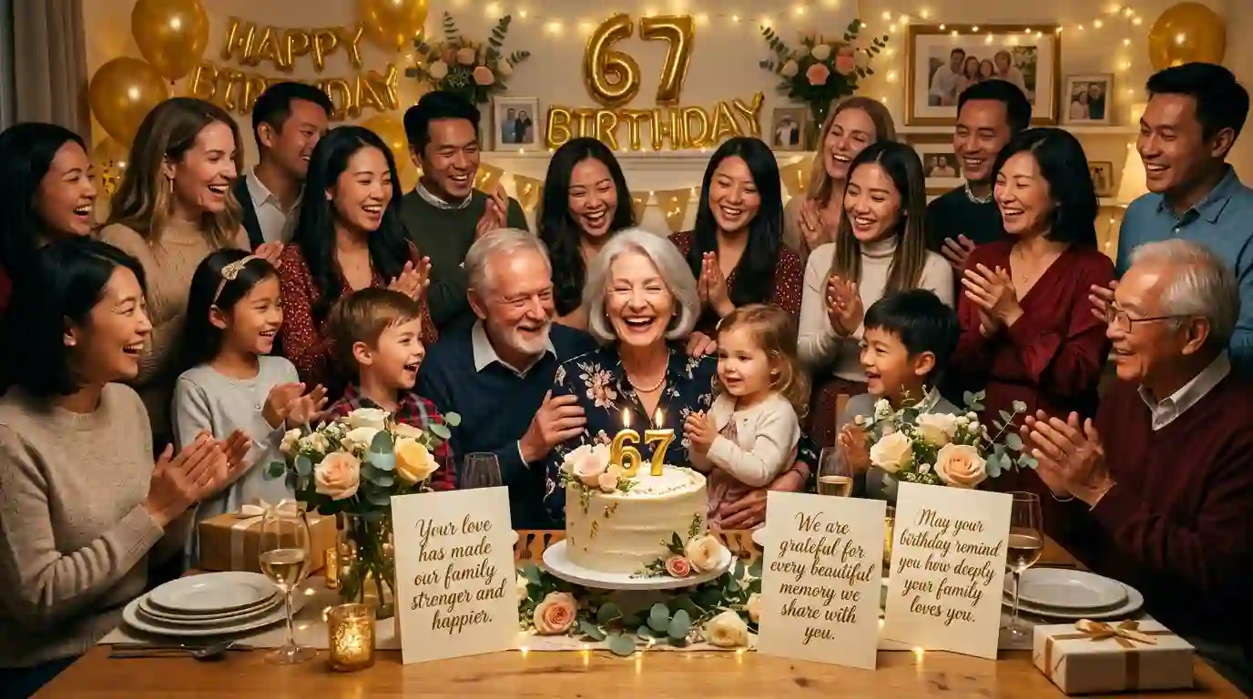 Family 67th Birthday Wishes