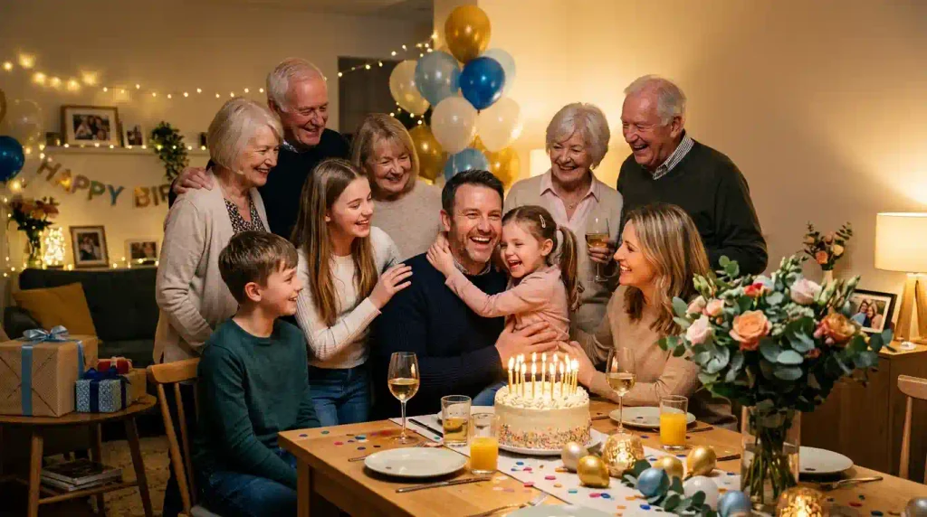 Family Birthday Greetings for Dad in Spanish