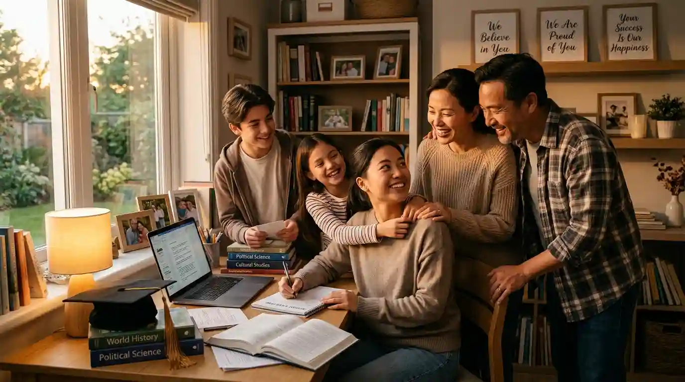 Family Wishes for Exam Success