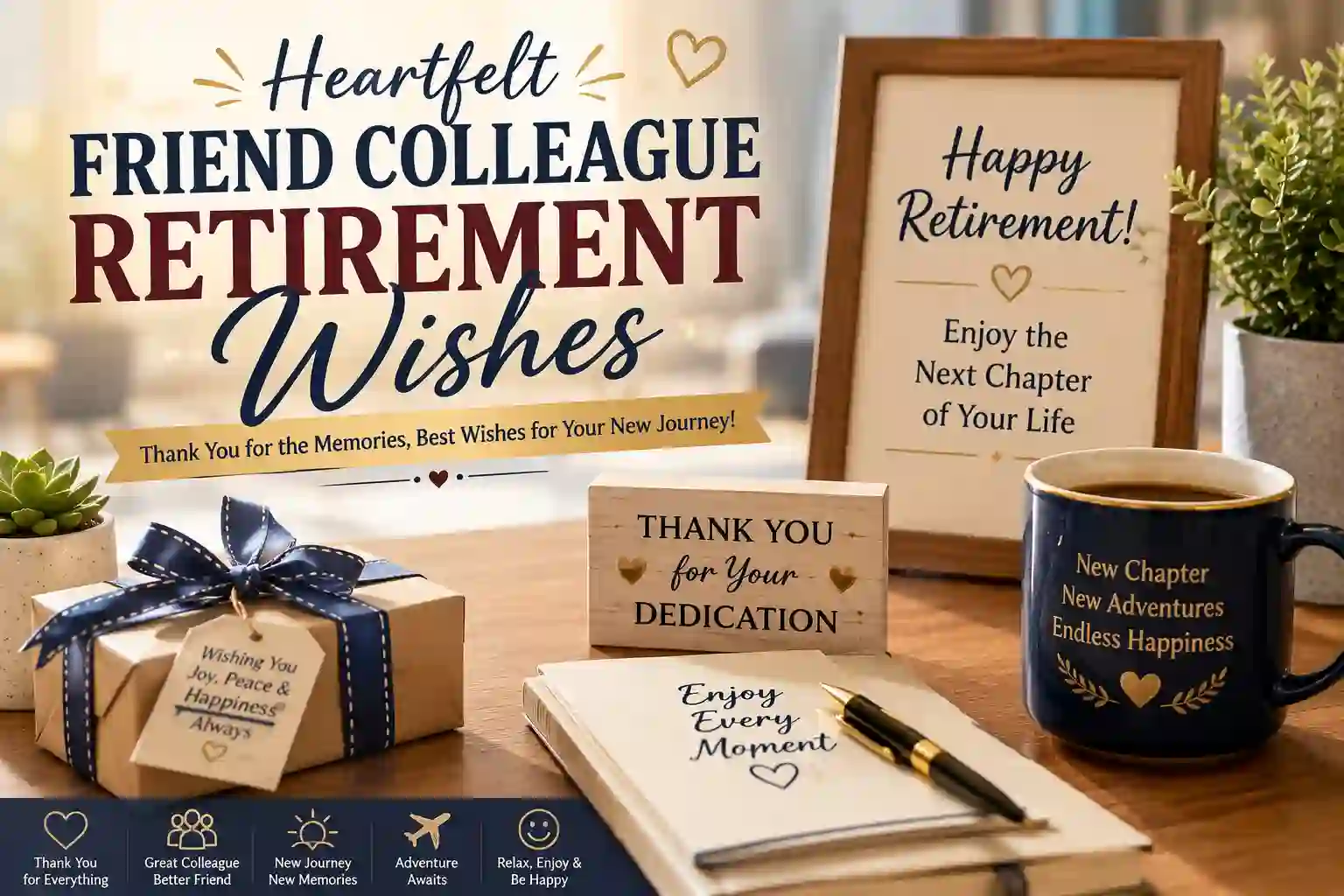 Friend Colleague Retirement Wishes