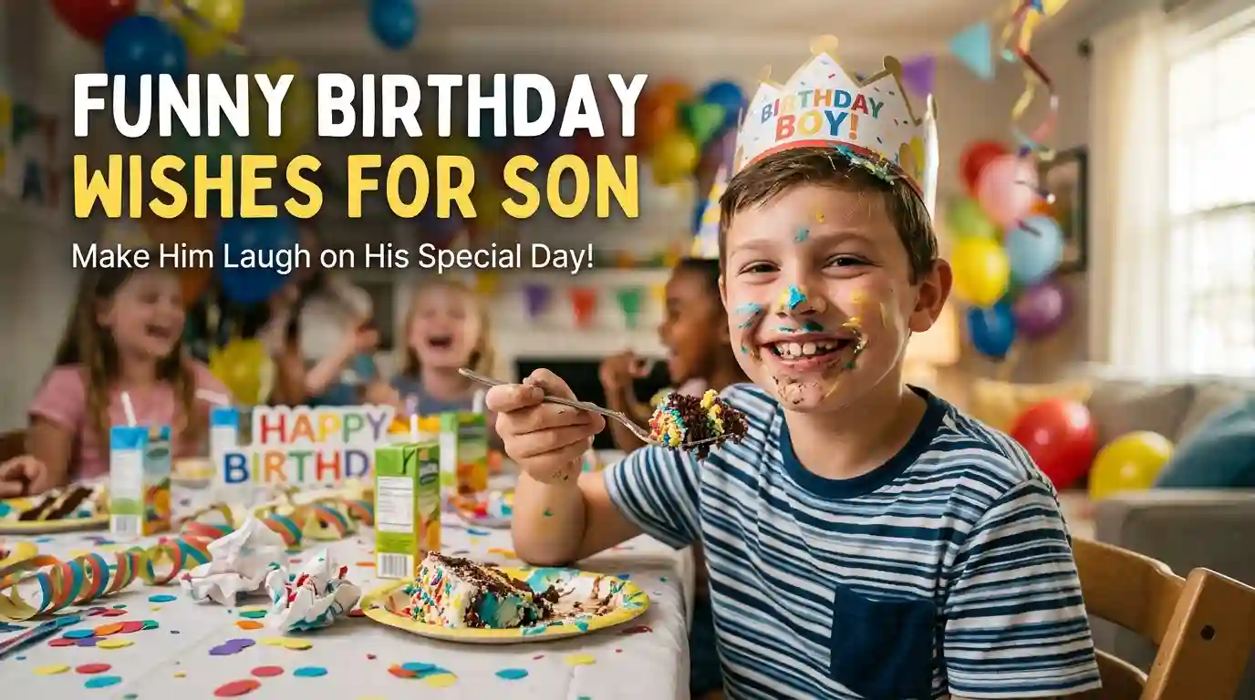 Funny Birthday Wishes for Son