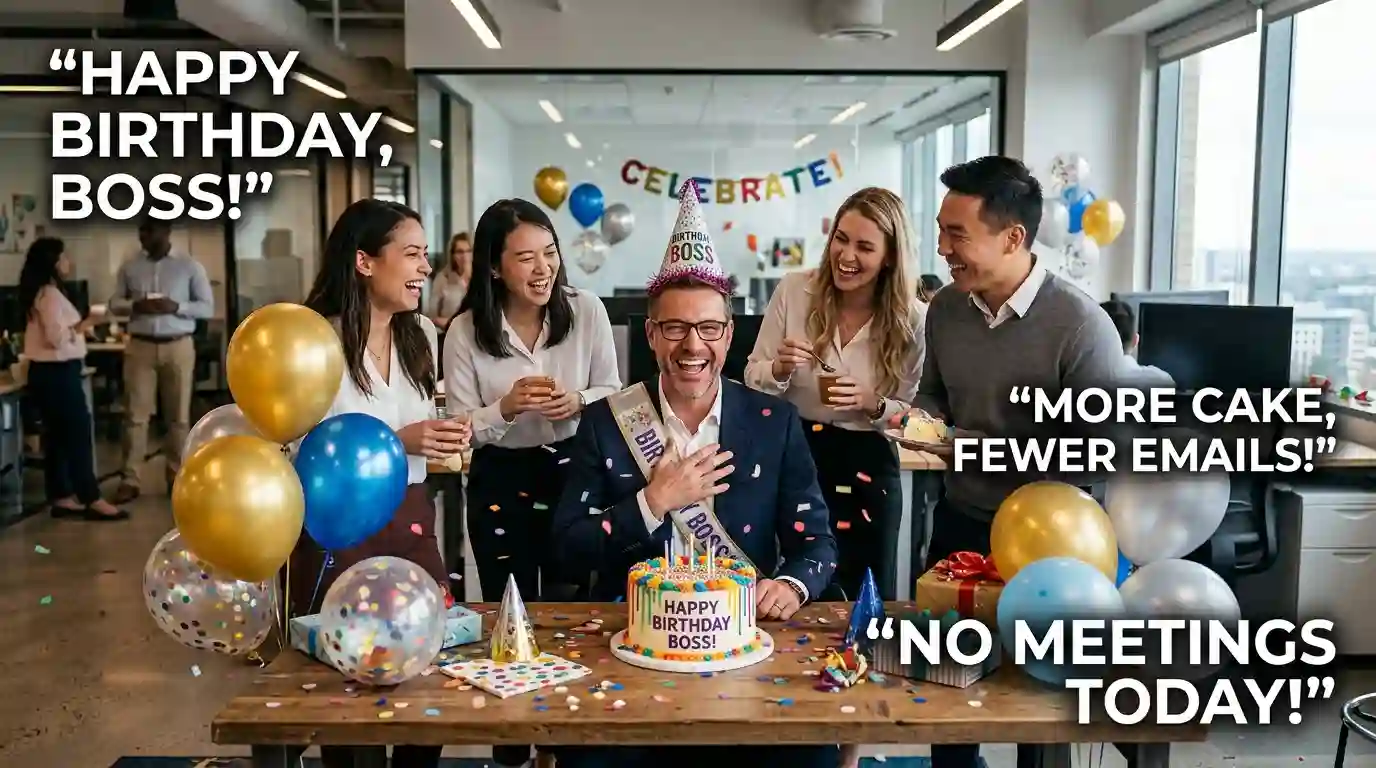 Funny Birthday Wishes for Your Boss