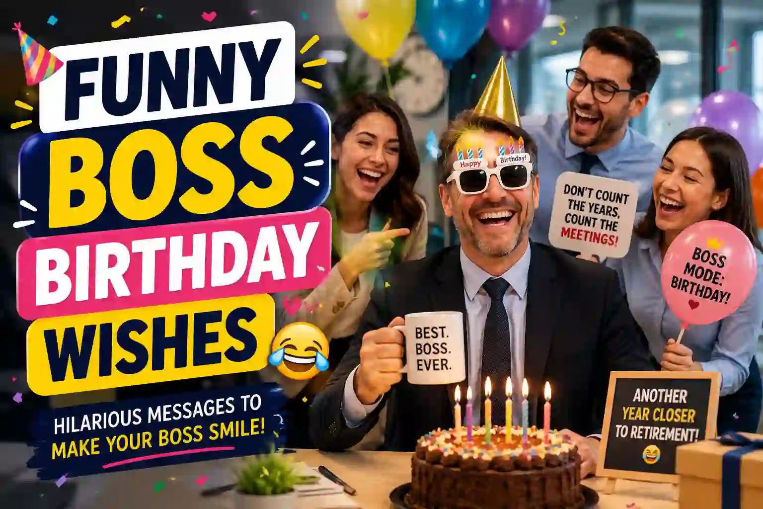Funny Boss Birthday Wishes