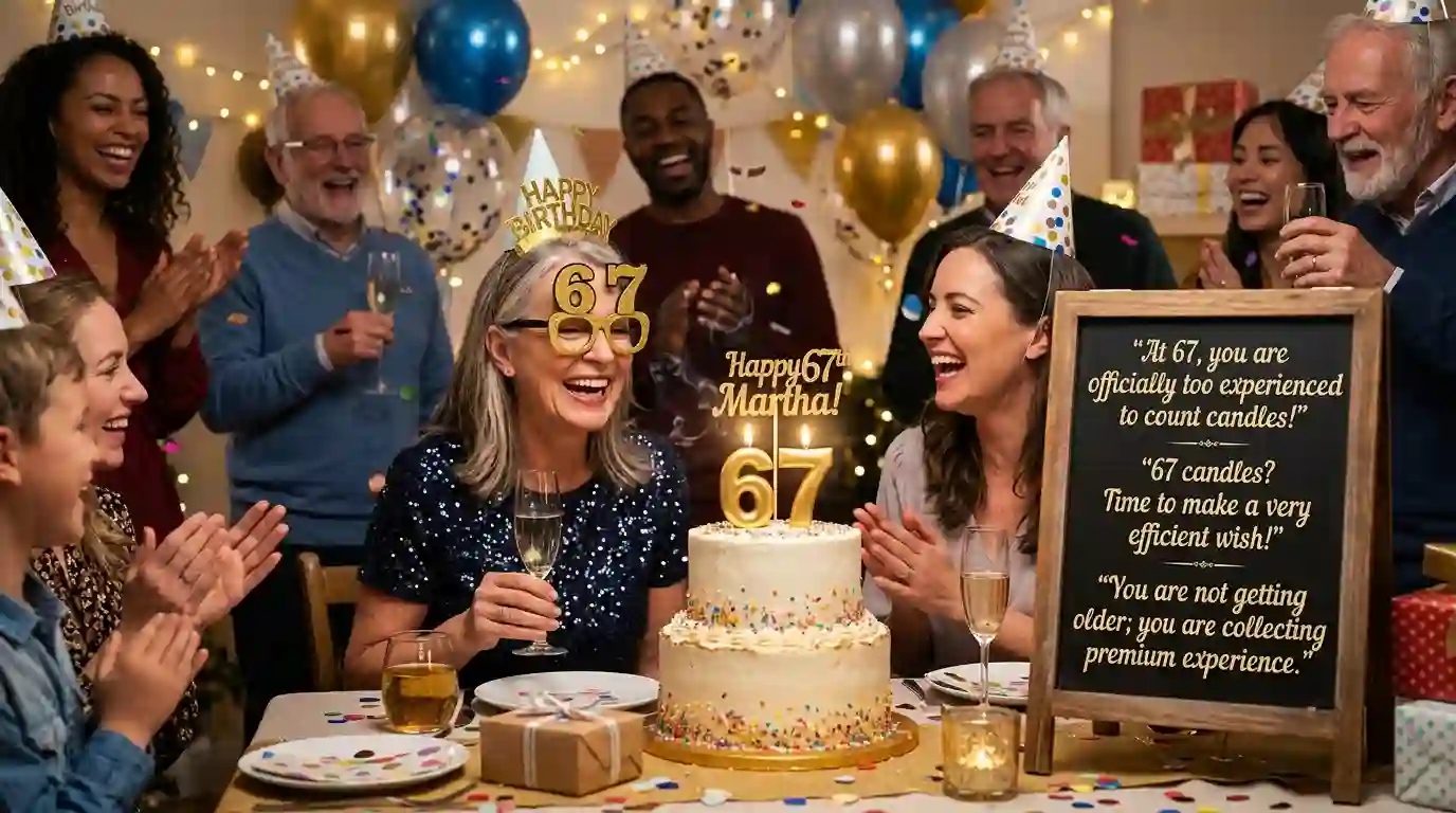 Funny Happy 67th Birthday Wishes