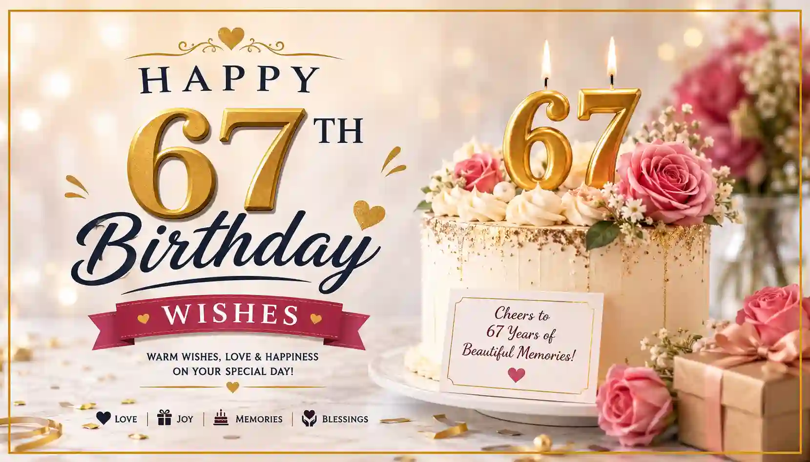 Happy 67th Birthday Wishes