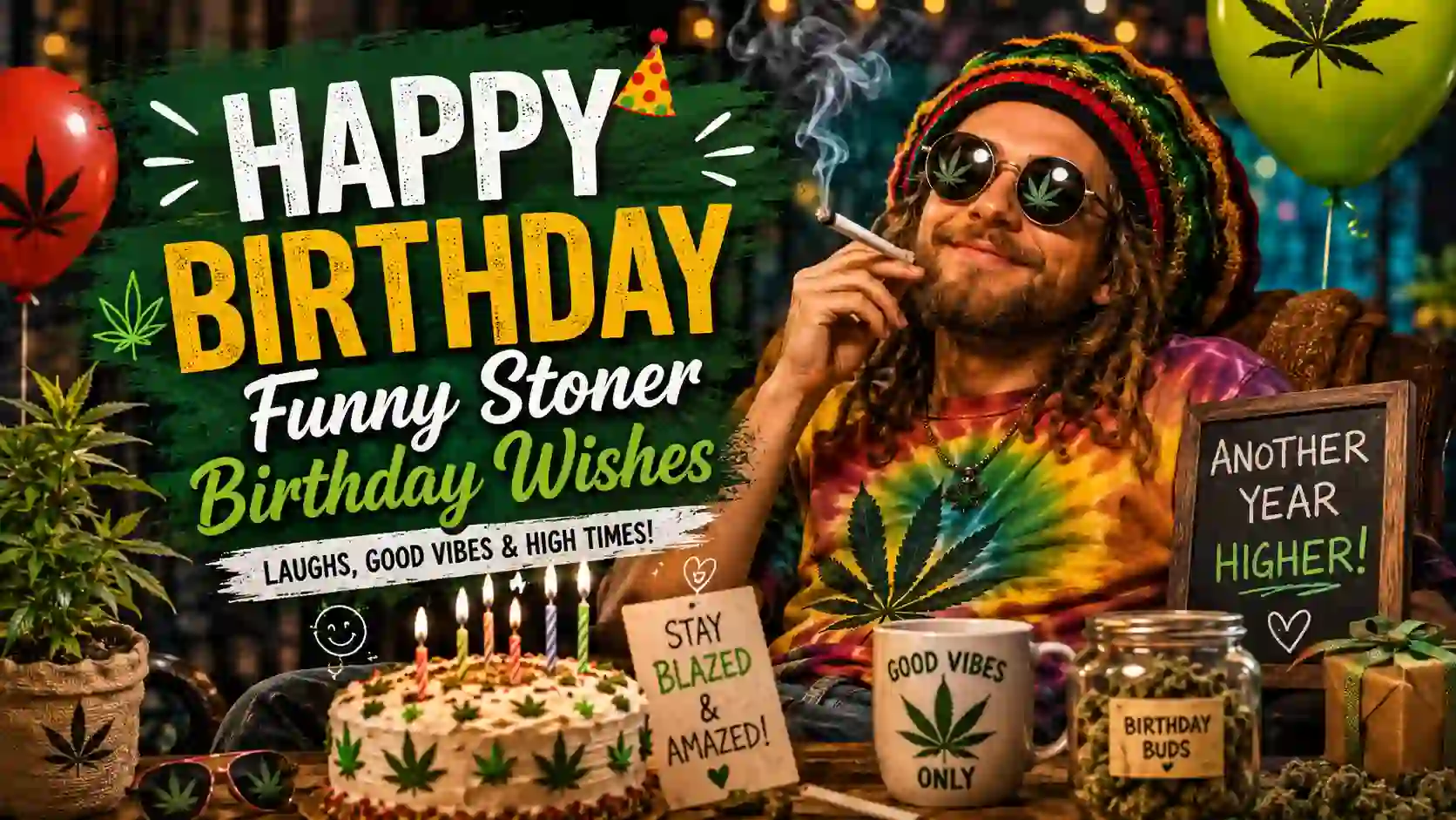 Happy Birthday Funny Stoner Birthday Wishes