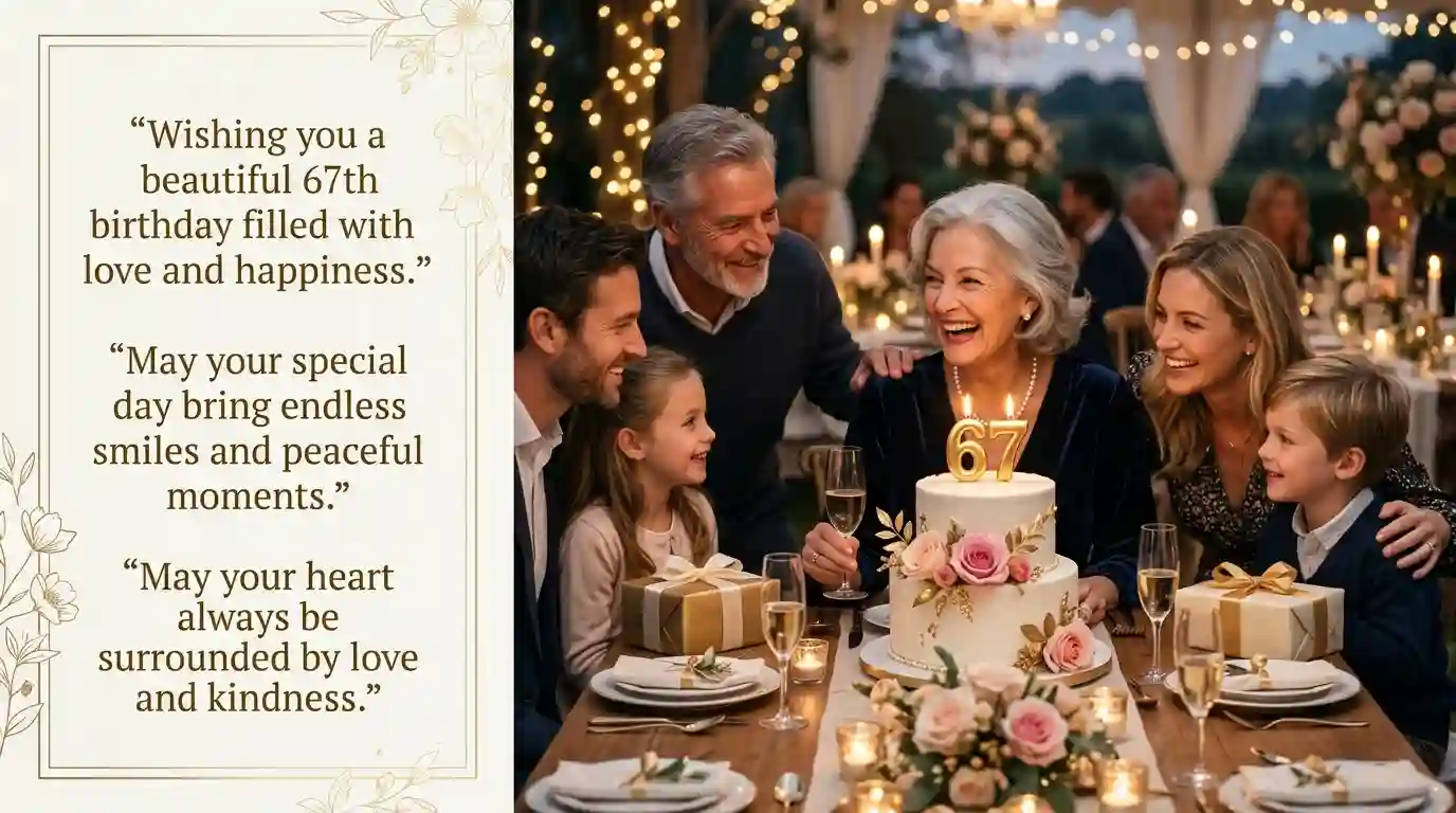 Heartfelt Happy 67th Birthday Wishes