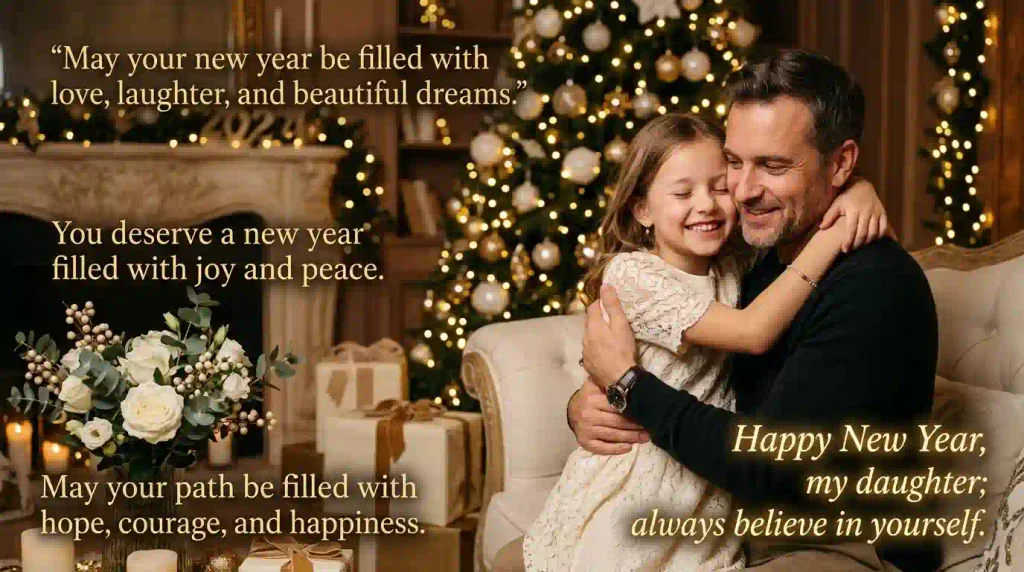Heartfelt New Year Wishes for Daughter