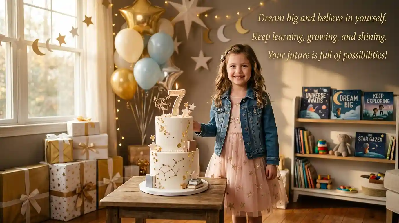 Inspirational 7th Birthday Wishes