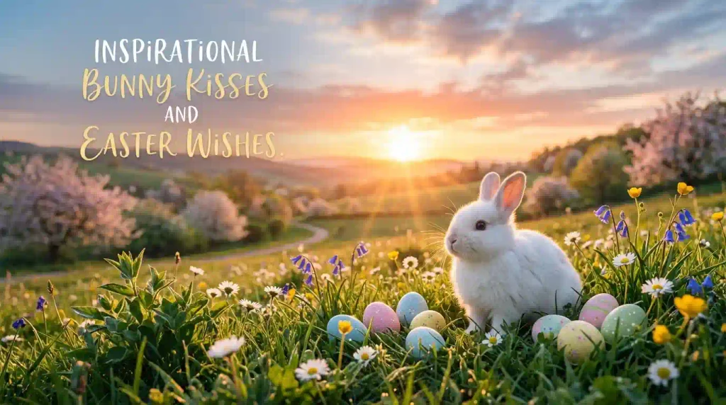 Inspirational Bunny Kisses and Easter Wishes