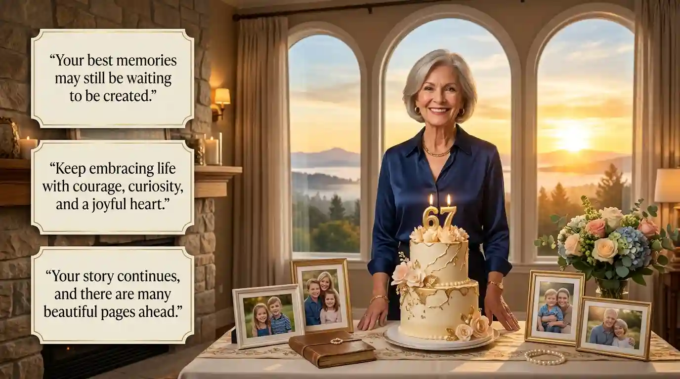 Inspirational Happy 67th Birthday Wishes