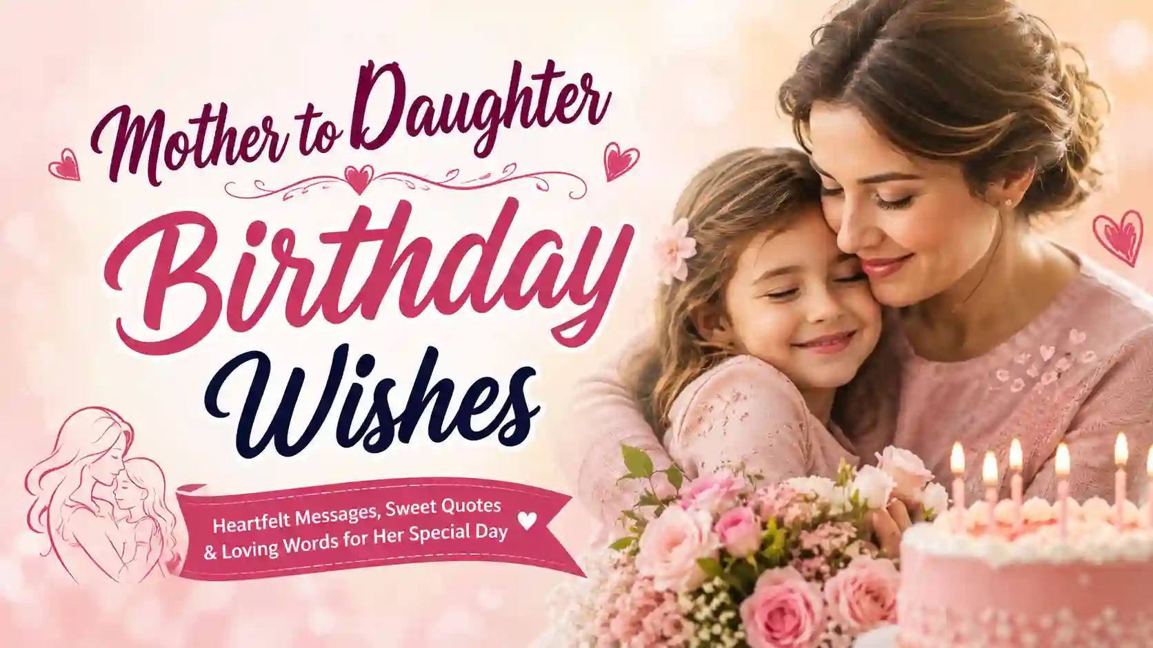 mother to daughter birthday wishes