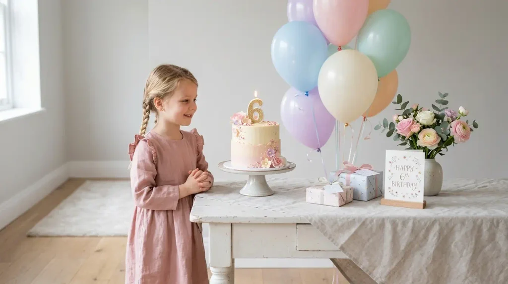 Short & Sweet 6th Birthday Wishes