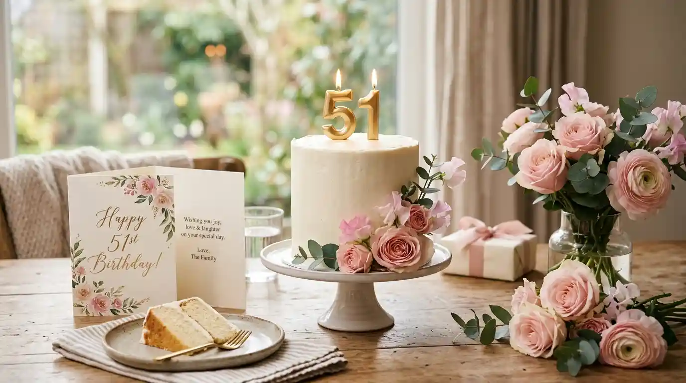 Short & Sweet Happy 51st Birthday Wishes
