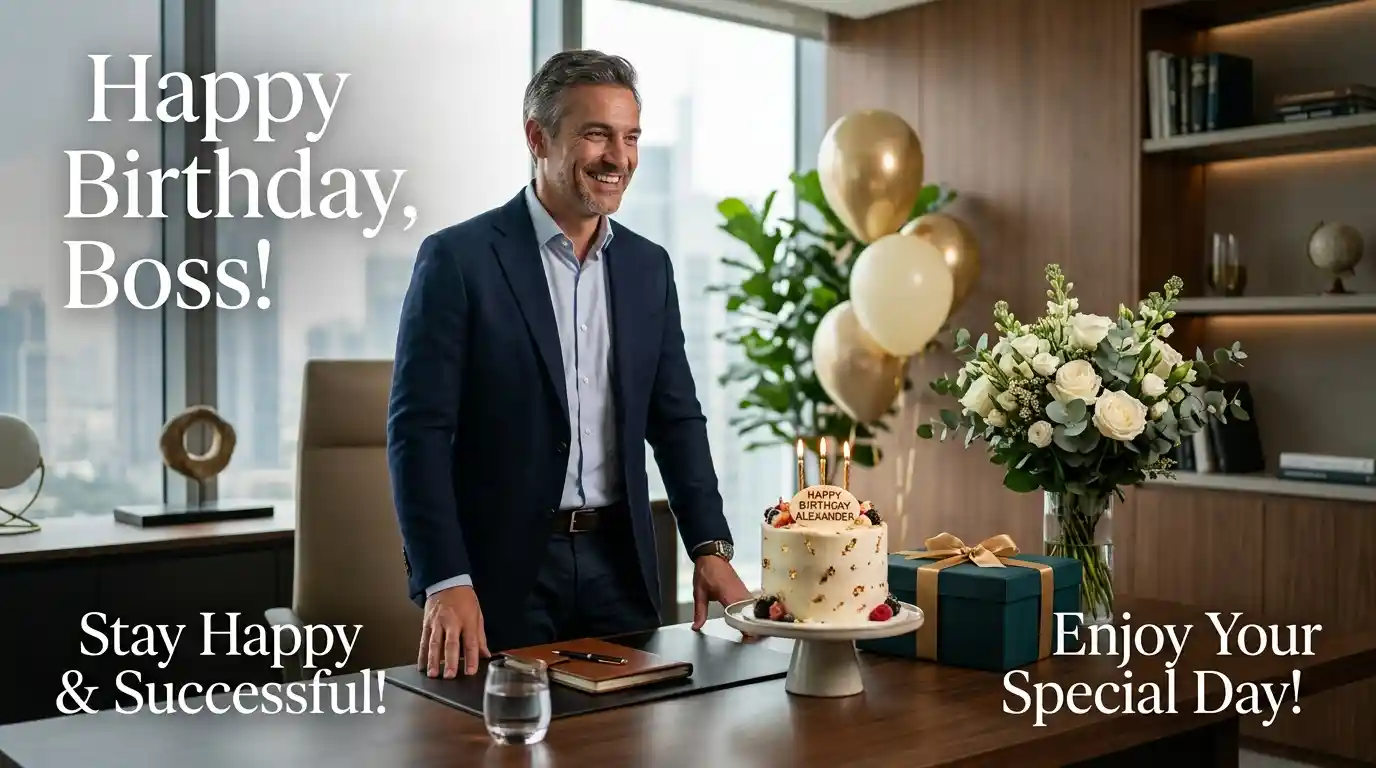 Short Birthday Wishes for Your Boss