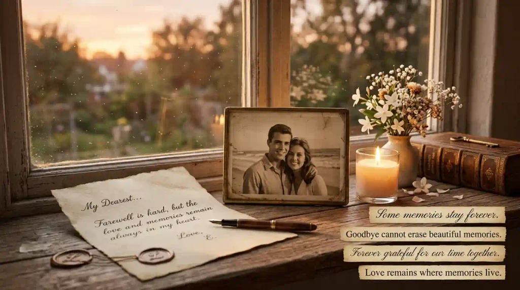 Special Memories and Goodbye Wishes