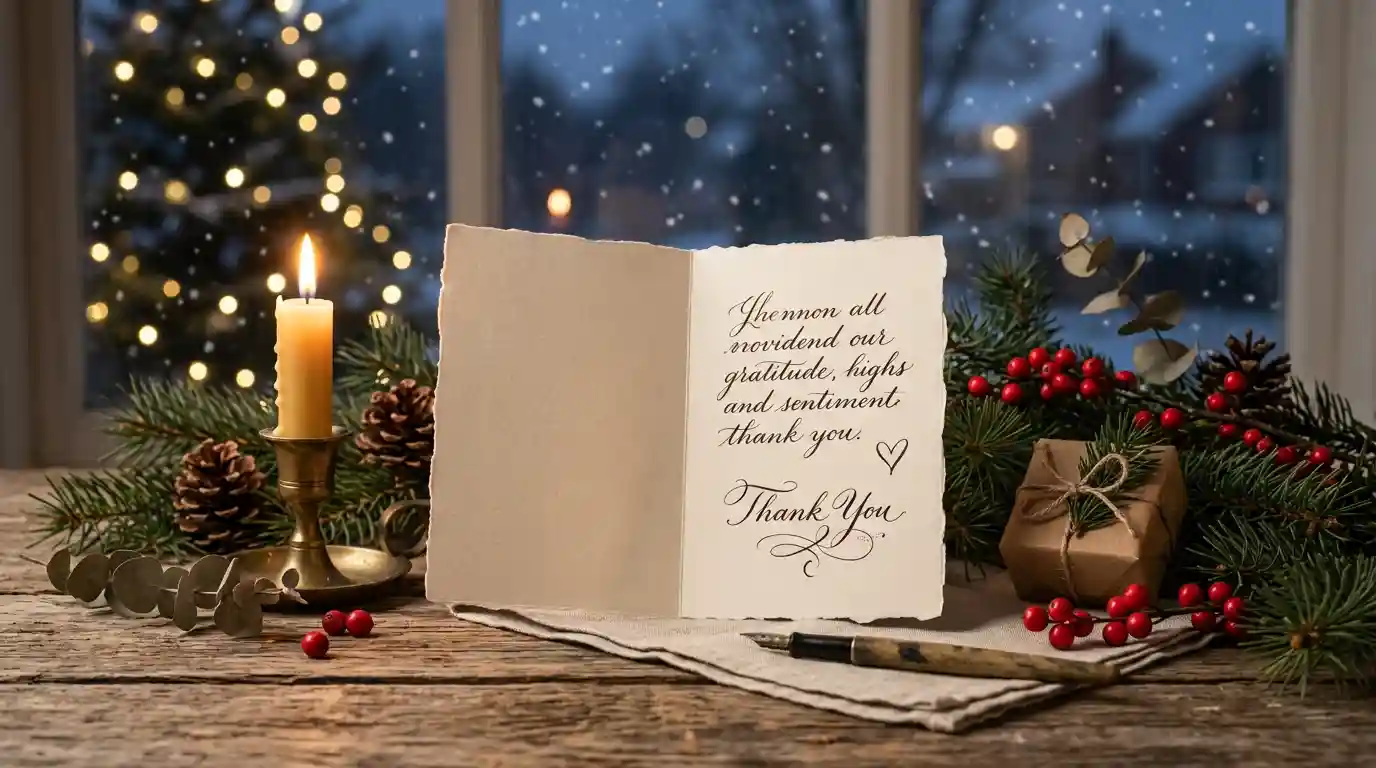 Thank You Happy December Messages