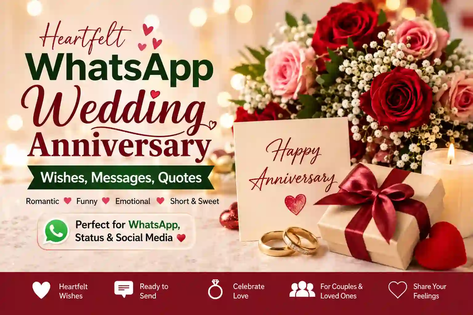 WhatsApp Wedding Anniversary Wishes