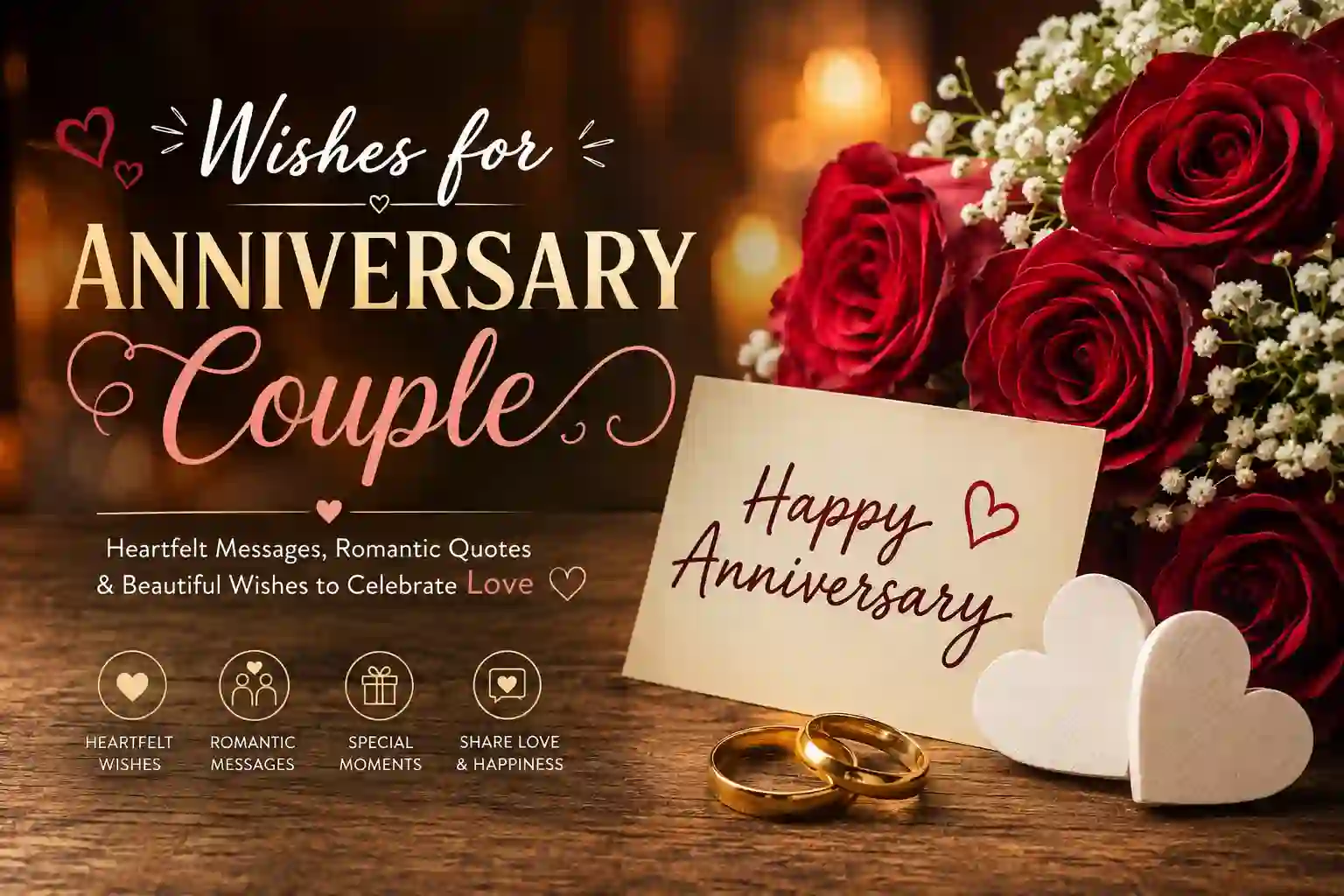 Wishes for Anniversary Couple
