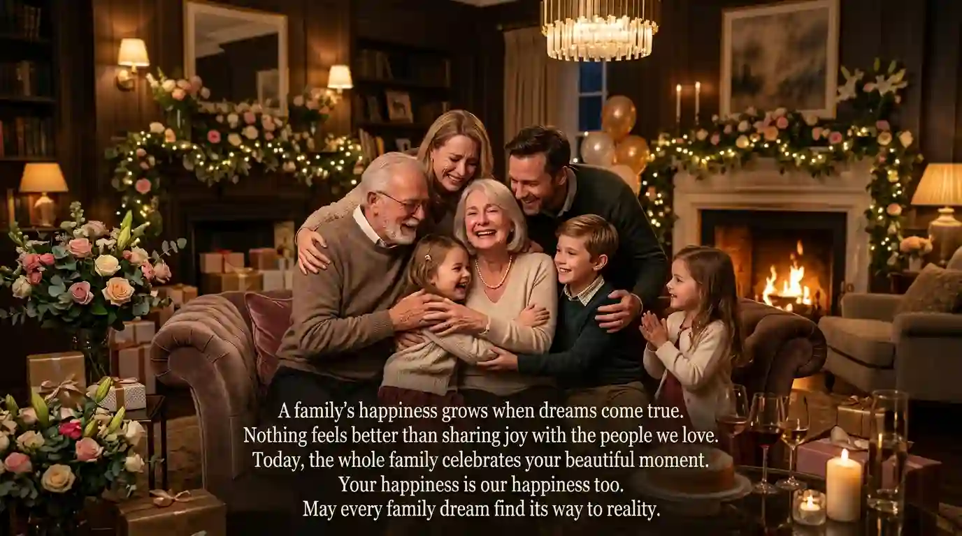 Family Wishes Fulfilled Messages