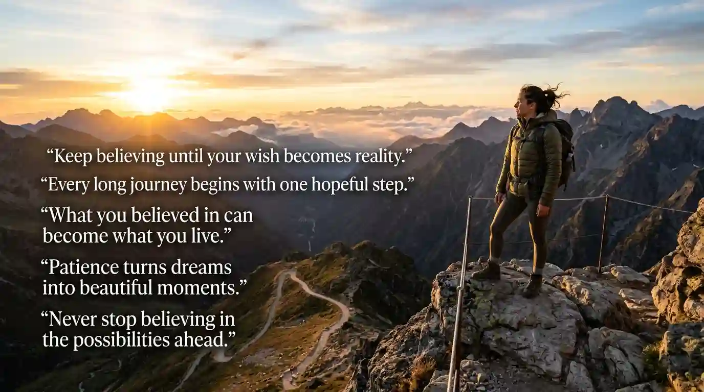 Inspirational Wishes Fulfilled Messages