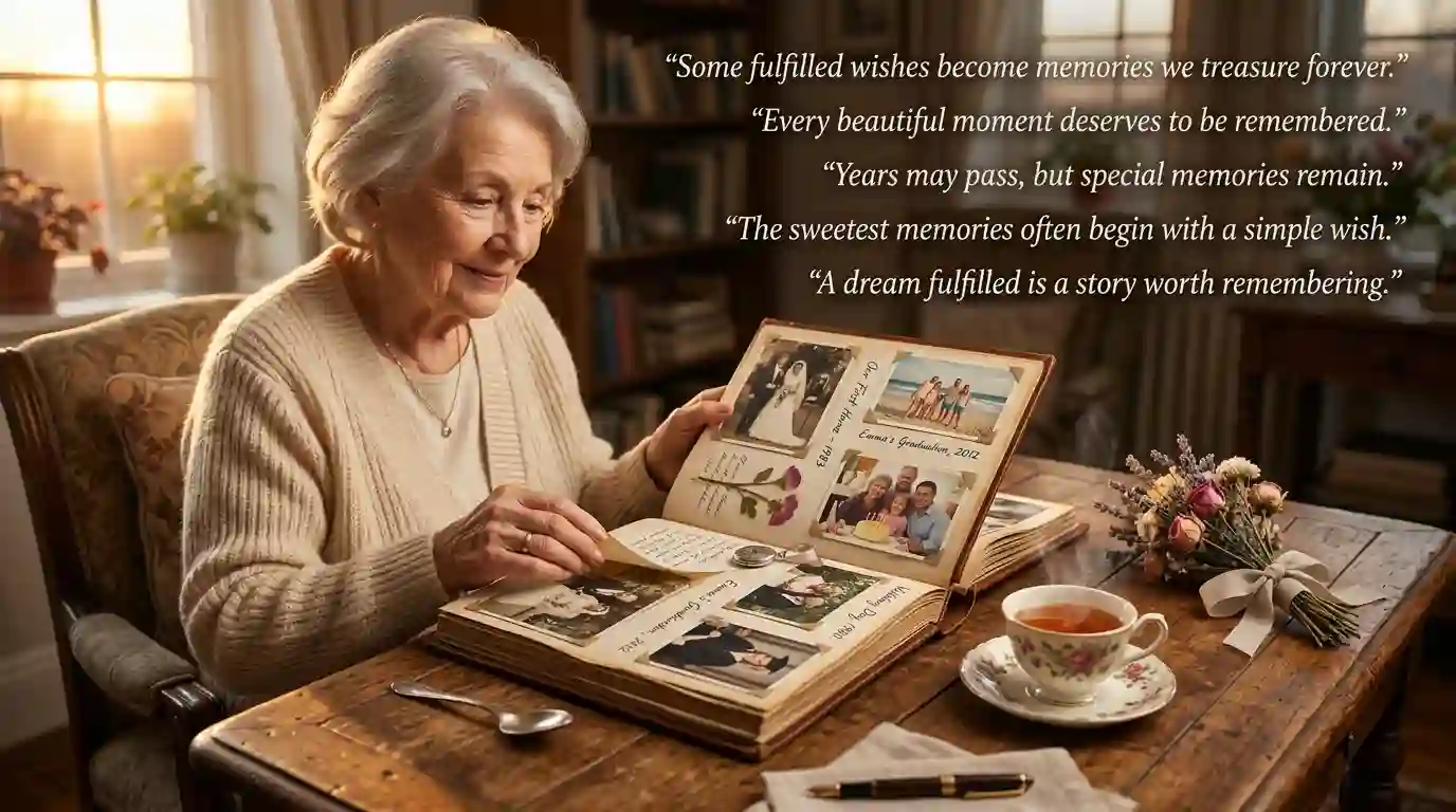 Special Memories of Wishes Fulfilled